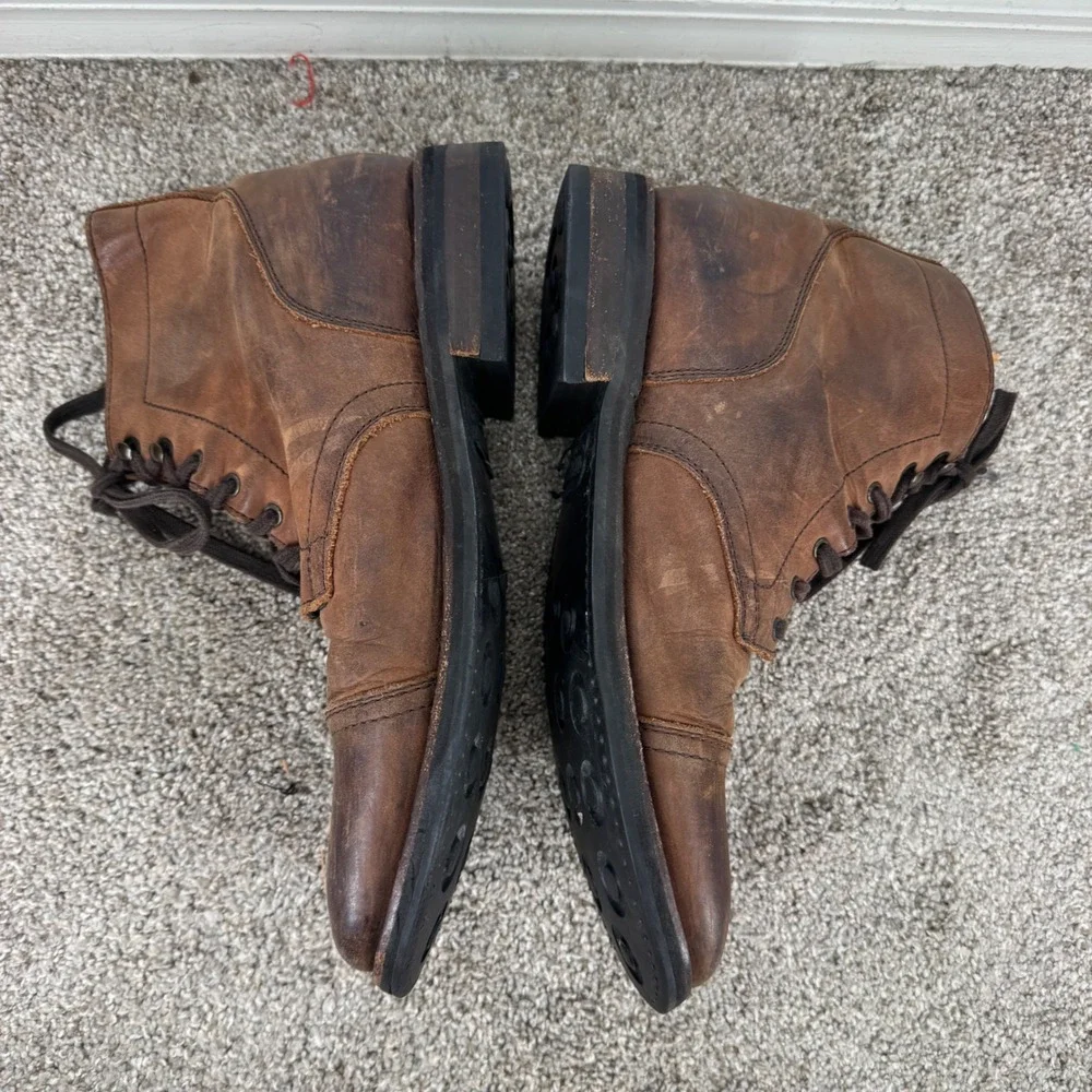 Thursday Boot Co Captain Arizona Adobe Brown Leather Lace Up Men 11.5 Boots